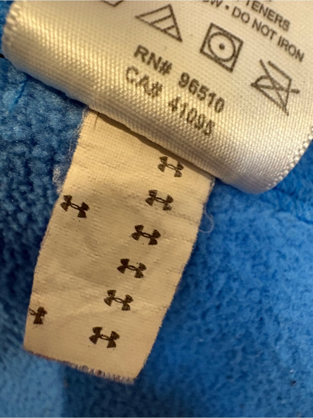 VTG Blue Woman’s Under Armour Zip-Front Jacket #1170 - Picture 6 of 16